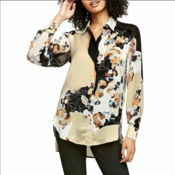 3.1 Phillip Lim Target Abstract Floral Blouse - Picture 14 of 14
